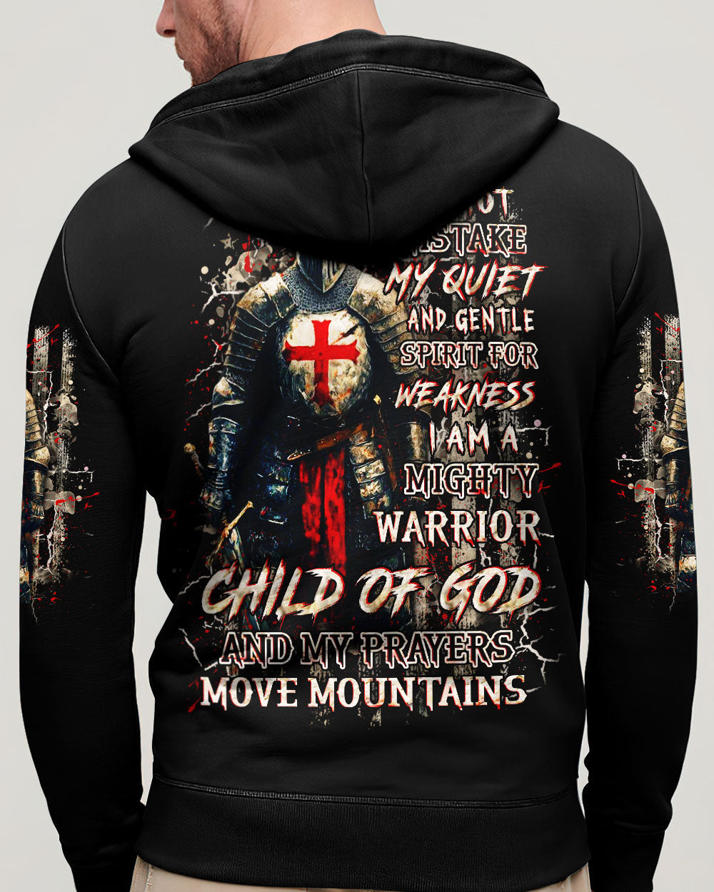 I Am Mighty Warrior Child of God Men's All Over Print Shirt - Trunx597828