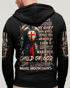 I Am Mighty Warrior Child of God Men's All Over Print Shirt - Trunx597828