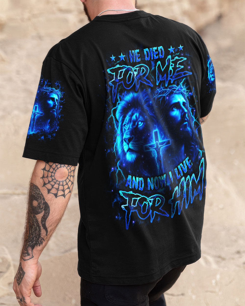 He Died For Me Men's All Over Print Shirt - Trunx198662