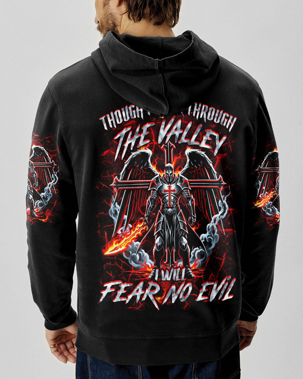 I Will Fear No Evil Warrior Men's All Over Print Shirt - Trunx037568