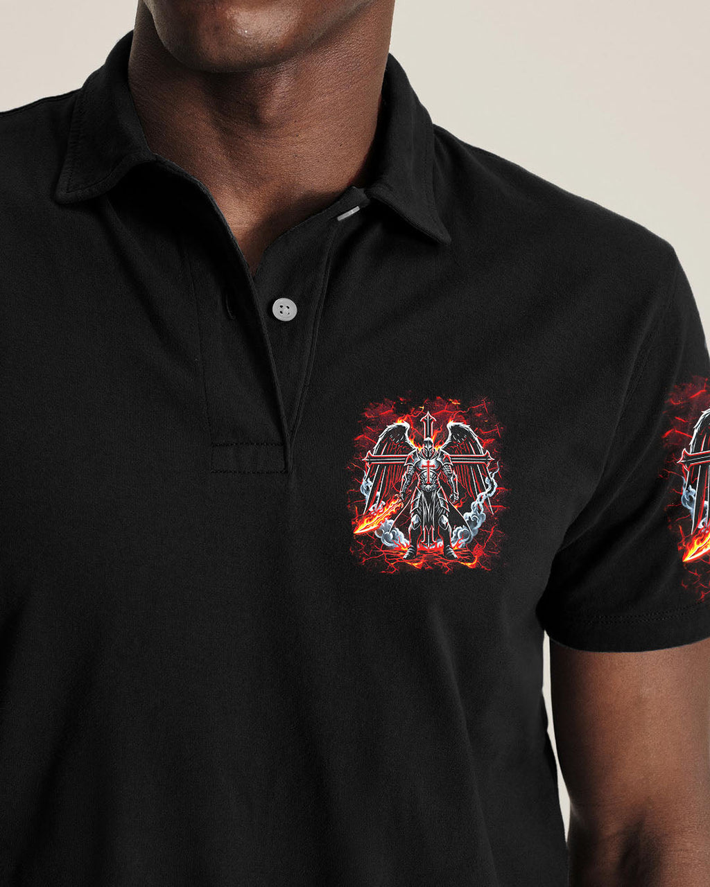 I Will Fear No Evil Warrior Men's All Over Print Shirt - Trunx037568