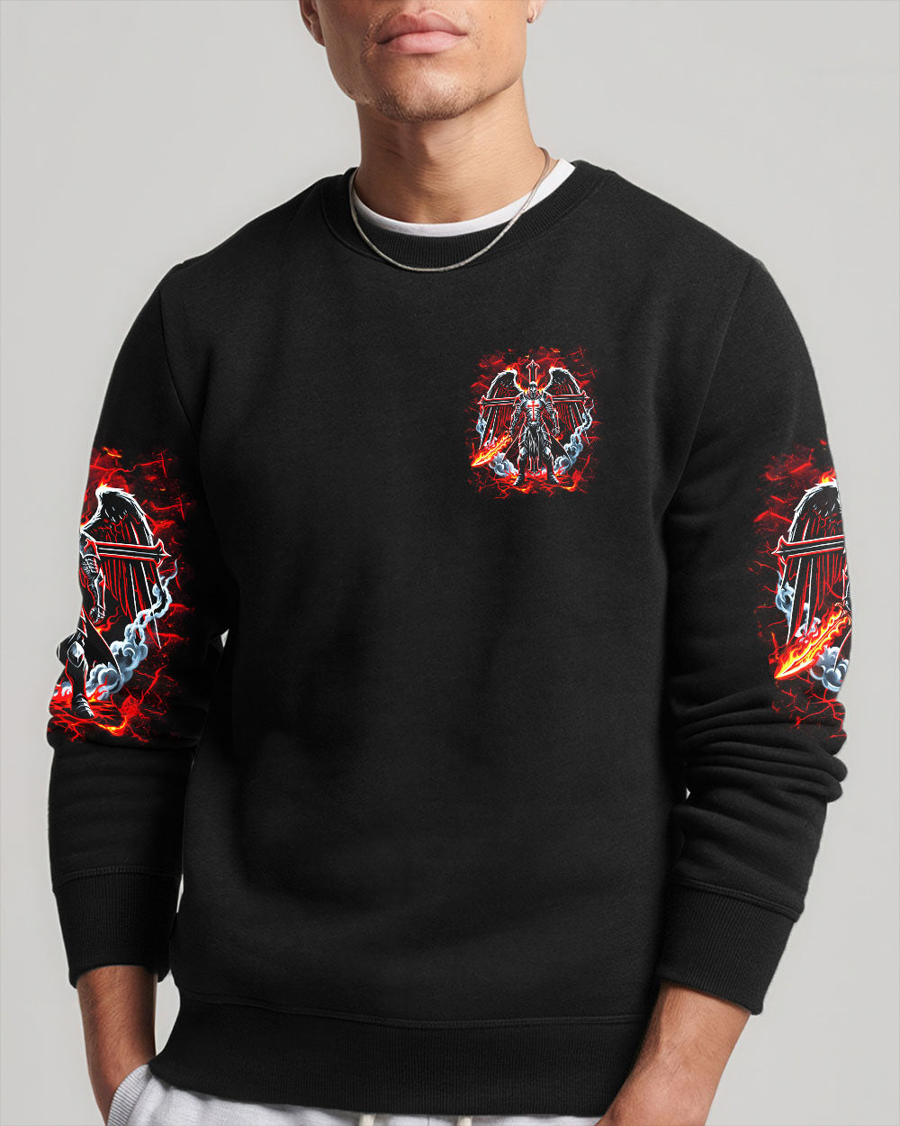 I Will Fear No Evil Warrior Men's All Over Print Shirt - Trunx037568