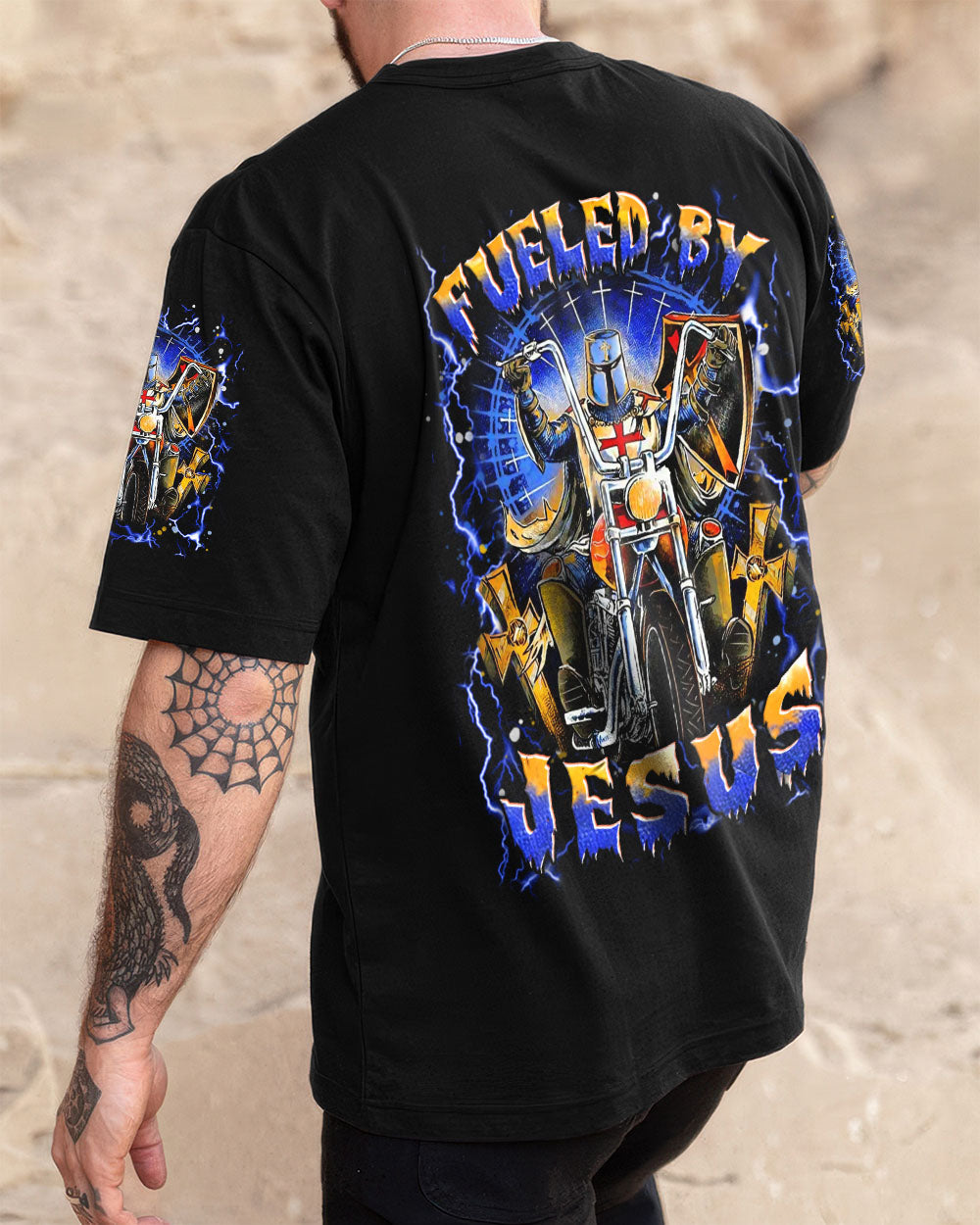 Fueled By Jesus Men's All Over Print Shirt - Trunx100191