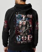 I Walk Without Fear Because God Is With Me Men's All Over Print Shirt - Trunx478330