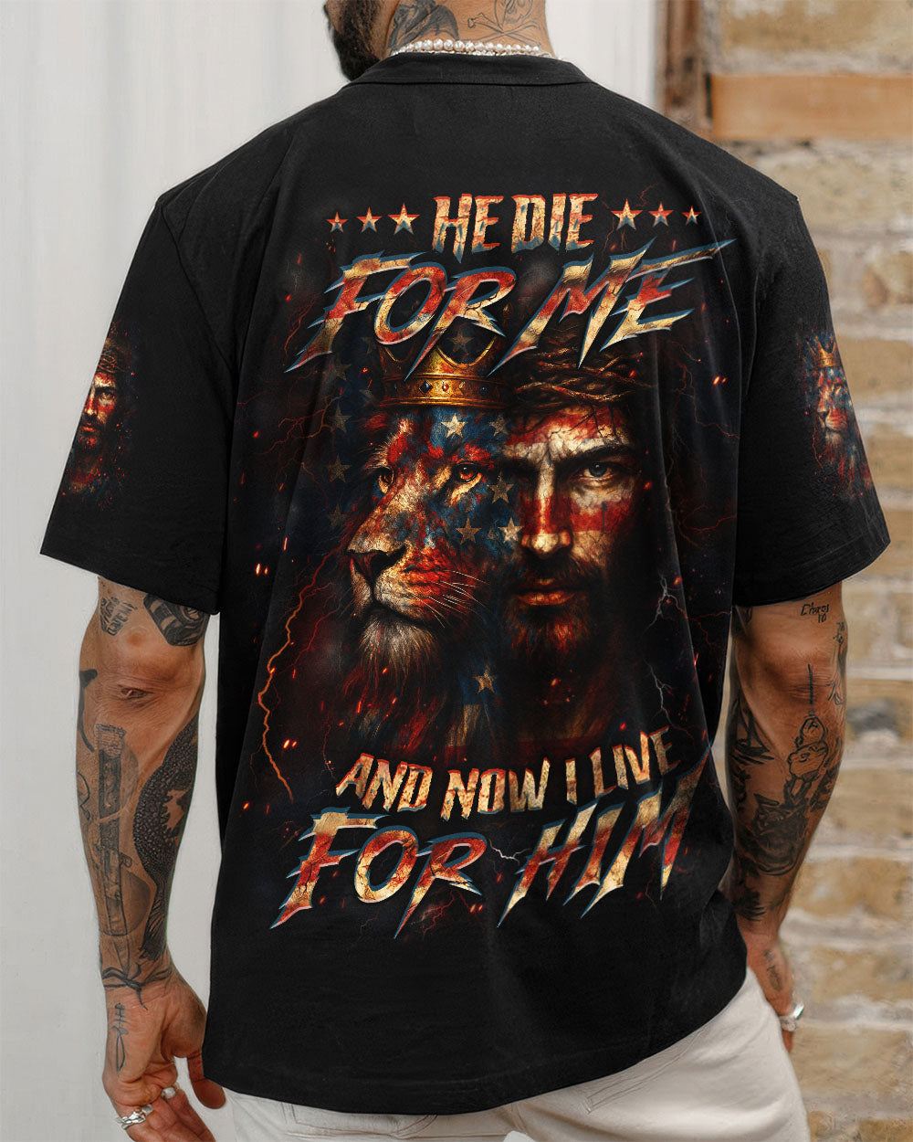 He Died For Me Men's All Over Print Shirt - Trunx177767