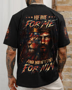 He Died For Me Men's All Over Print Shirt - Trunx177767
