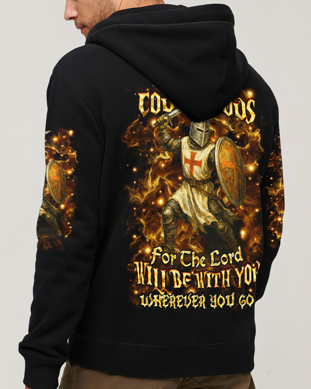 Be Strong And Courageous Men's All Over Print Shirt - Trunx711426