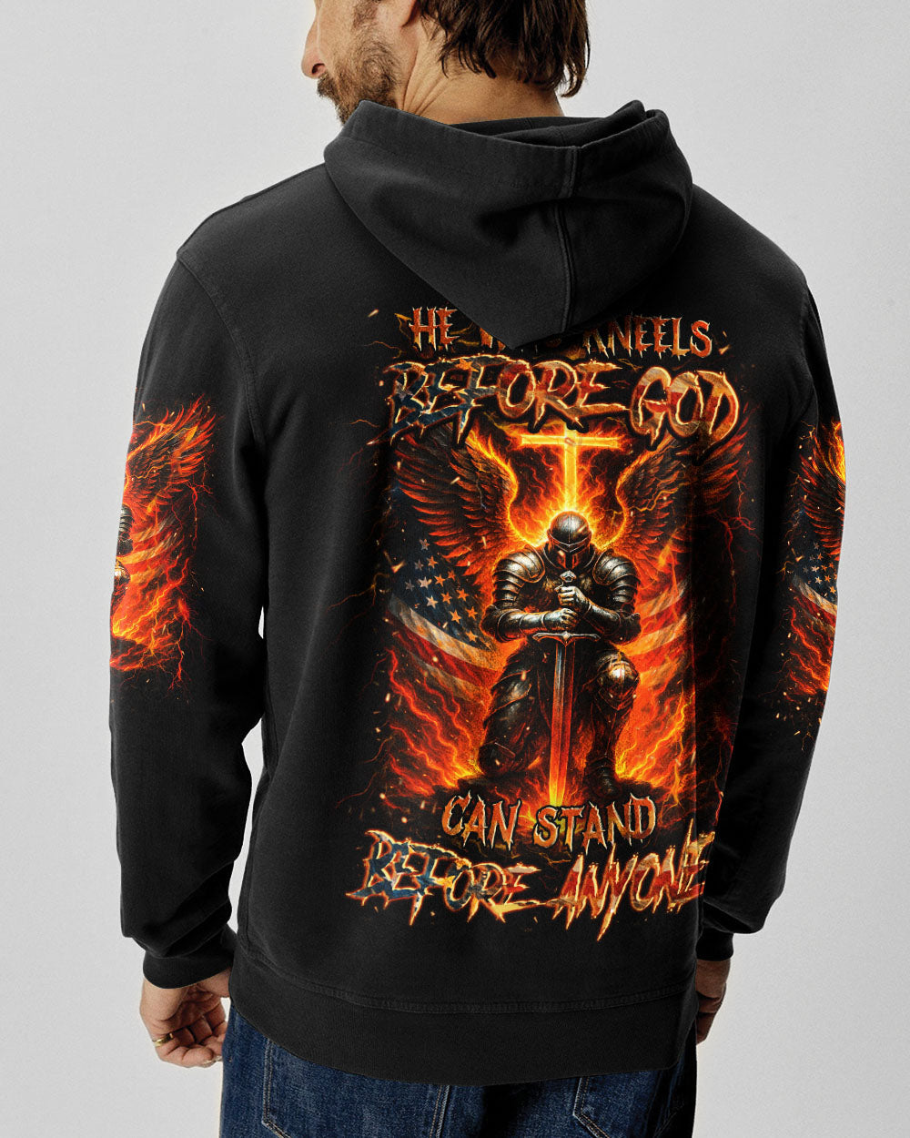 He Who Kneels Before God Warrior Men's All Over Print Shirt - Trunx190305