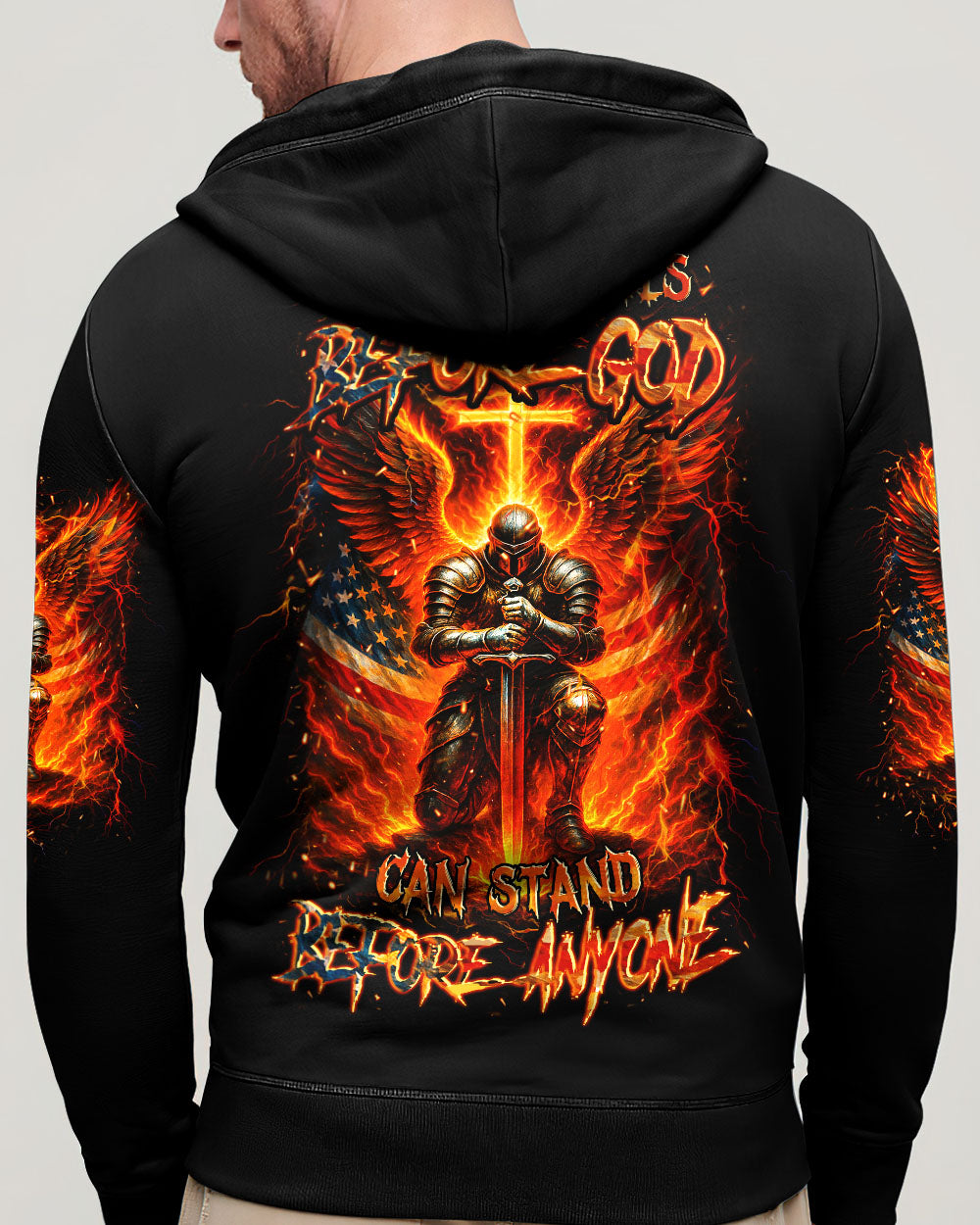 He Who Kneels Before God Warrior Men's All Over Print Shirt - Trunx190305