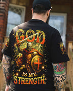 God Is My Strength Men's All Over Print Shirt - Trunx290680