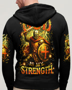 God Is My Strength Men's All Over Print Shirt - Trunx290680