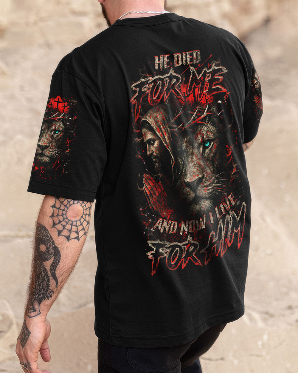 He Died For Me Men's All Over Print Shirt - Trunx491066