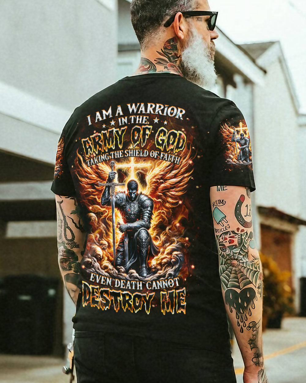 I Am A Warrior In The Army Of God Men's All Over Print Shirt - Trunx069693