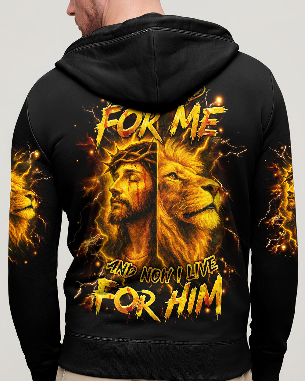 He Died For Me Men's All Over Print Shirt - Trunx277024