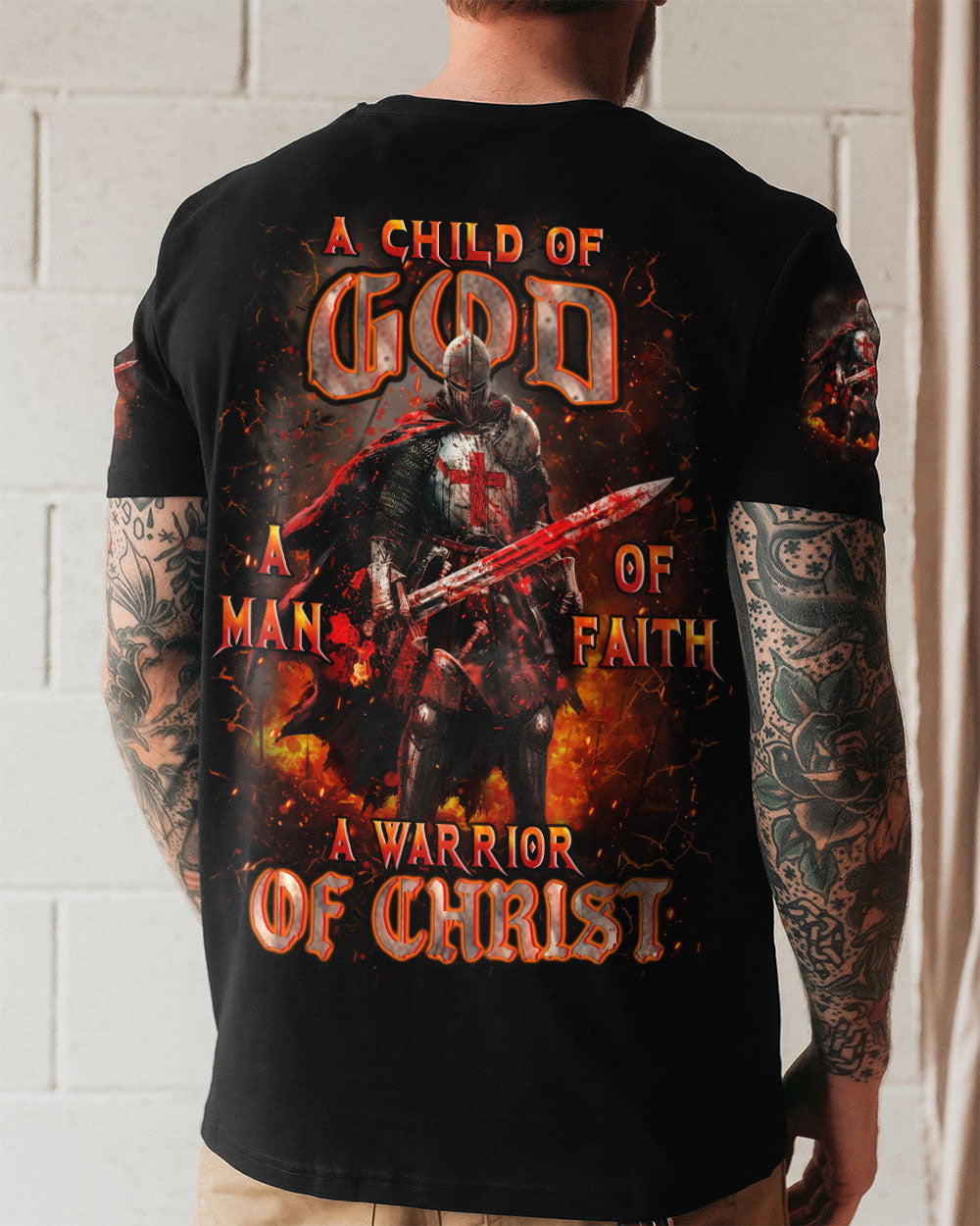 A Warrior Of Christ Men's All Over Print Shirt - Trunx775073