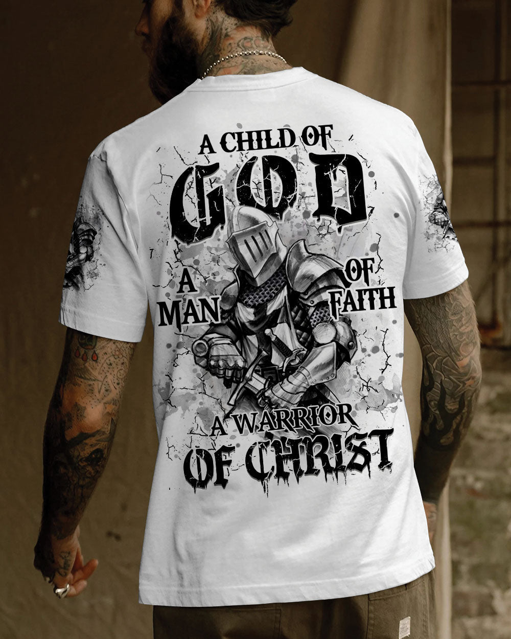 A Warrior Of Christ Men's All Over Print Shirt - Trunx499598