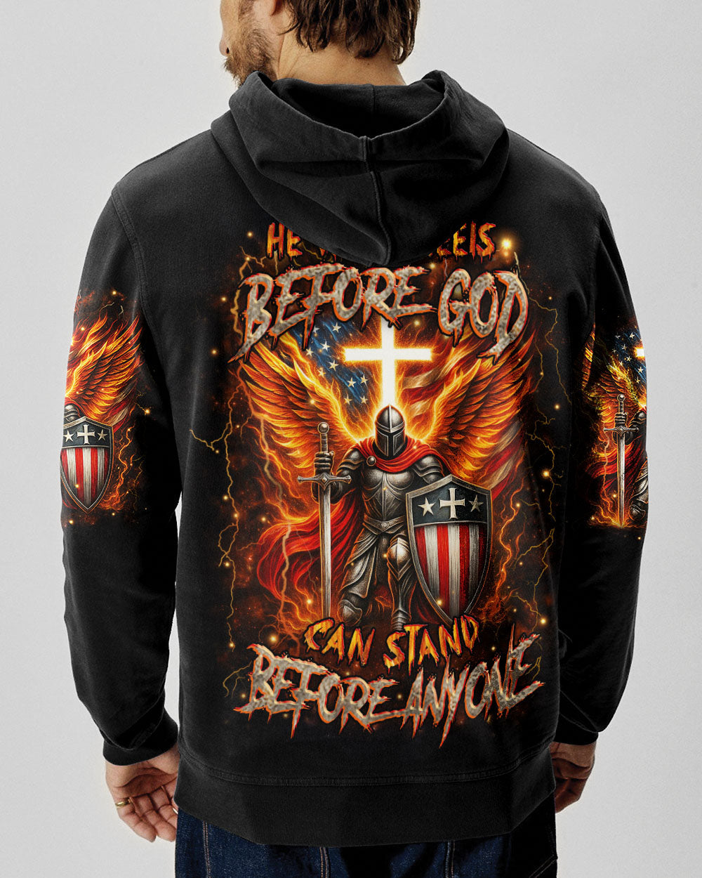 He Who Kneels Before God Warrior Men's All Over Print Shirt - Trunx856127
