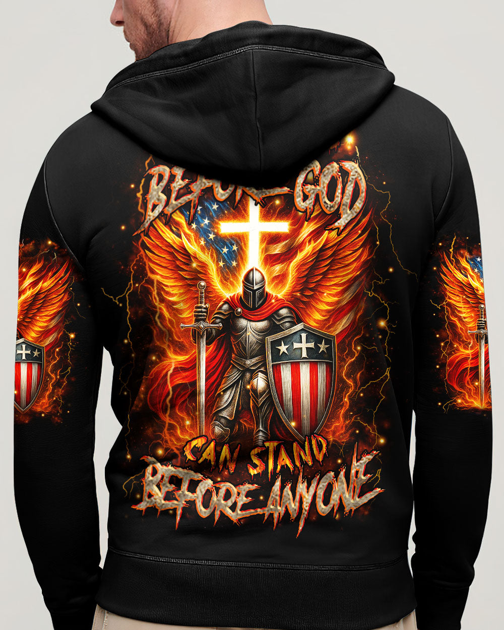 He Who Kneels Before God Warrior Men's All Over Print Shirt - Trunx856127