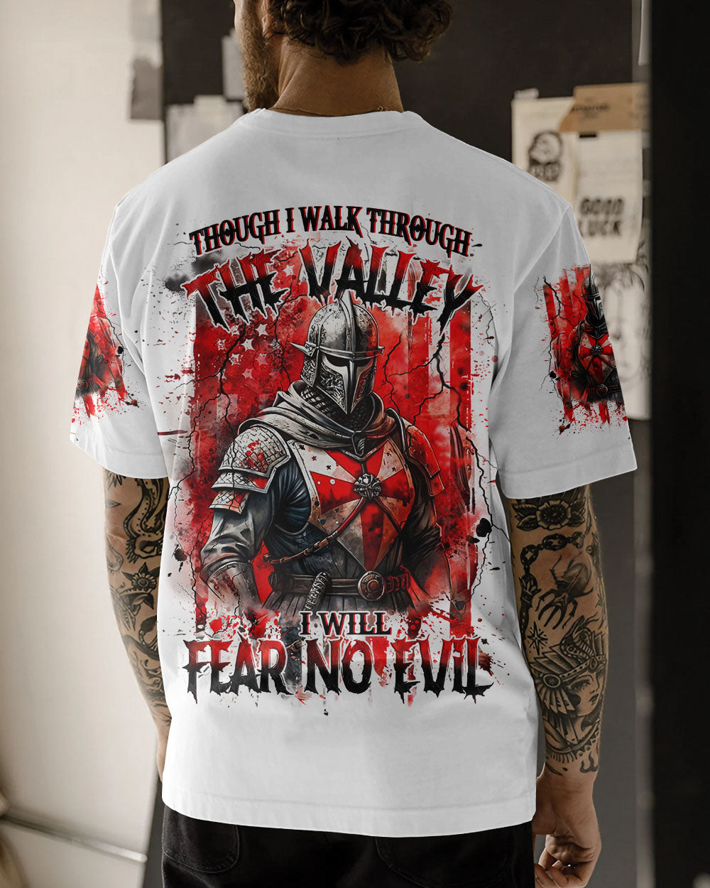 I Will Fear No Evil Men's All Over Print Shirt - Trunx745143