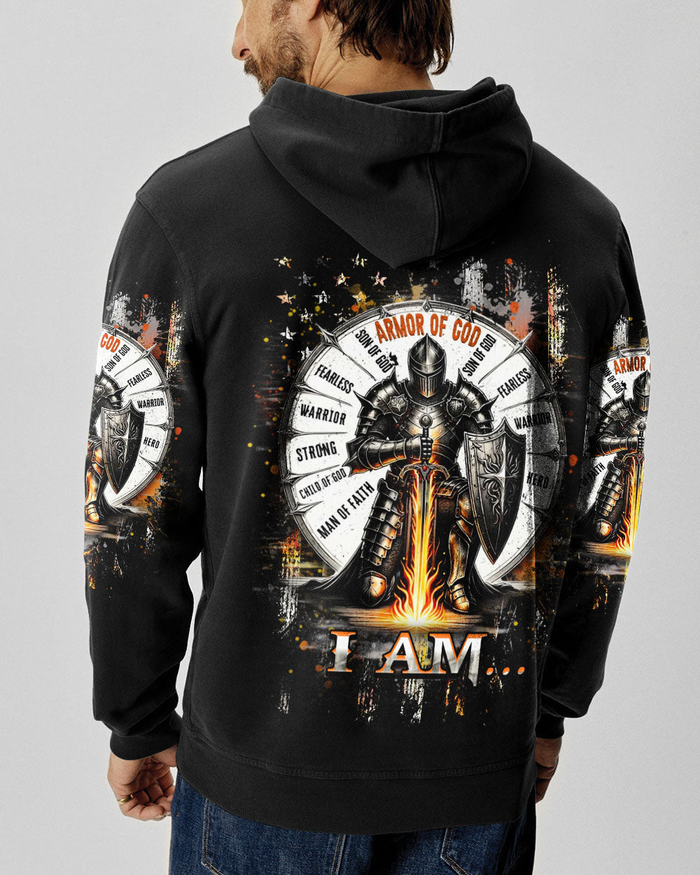 I Am God's Warrior Men's All Over Print Shirt - Trunx325825