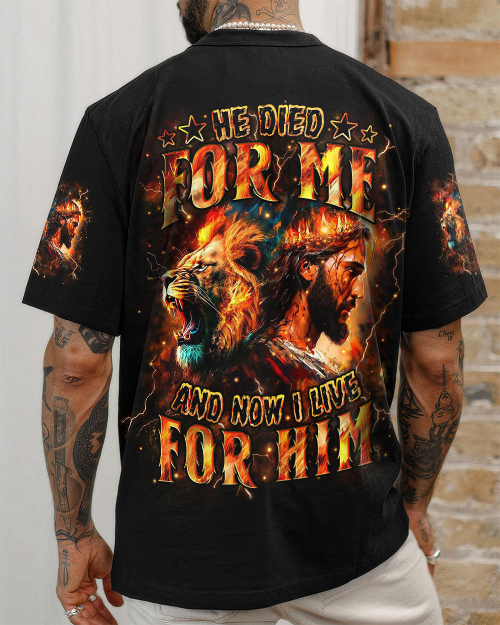 He Died For Me Men's All Over Print Shirt - Trunx449173