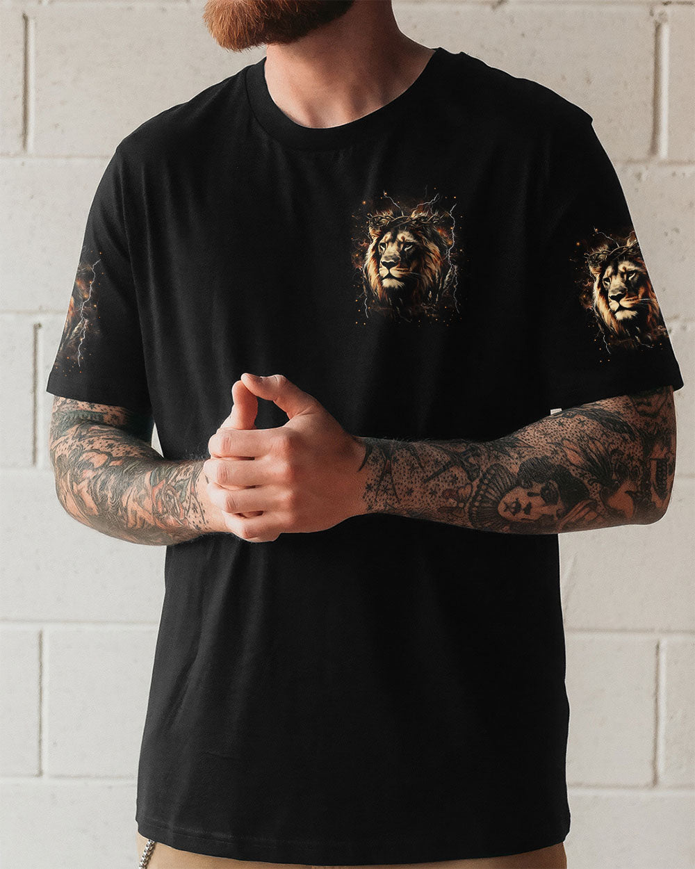 I Can Do All Things Lion Men's All Over Print Shirt - Trunx459873