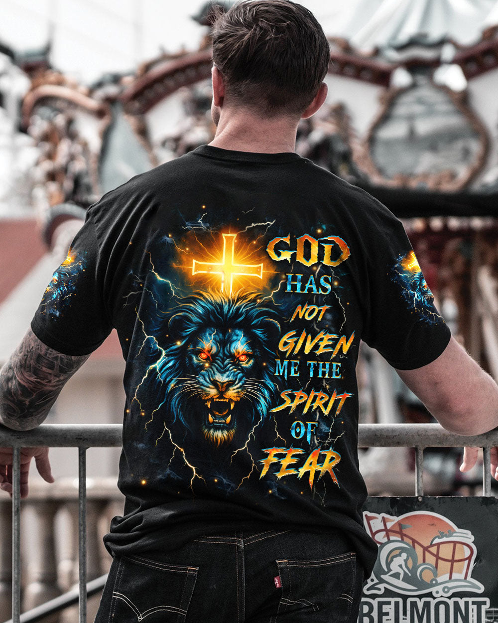 God Has Not Given Me The Spirit Of Fear Men's All Over Print Shirt - Trunx565354