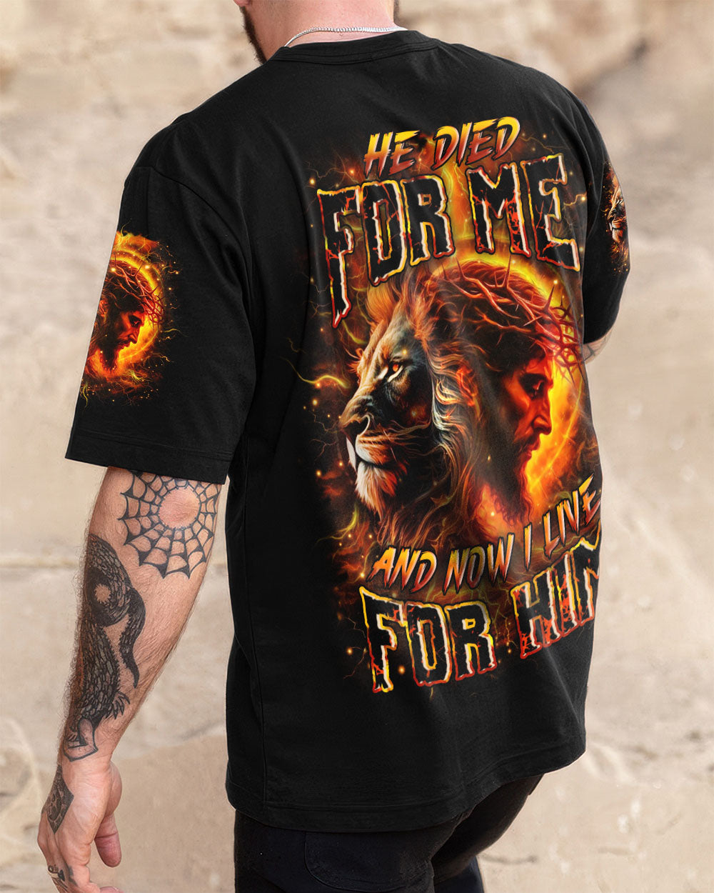 He Died For Me Men's All Over Print Shirt - Trunx577332