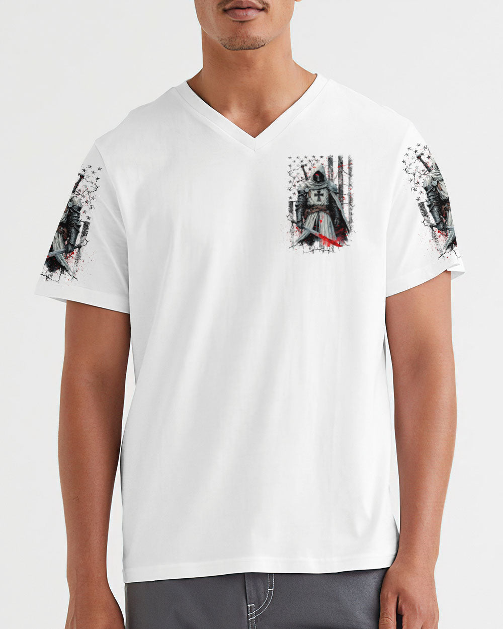 A Warrior Of Christ Men's All Over Print Shirt - Trunx854003