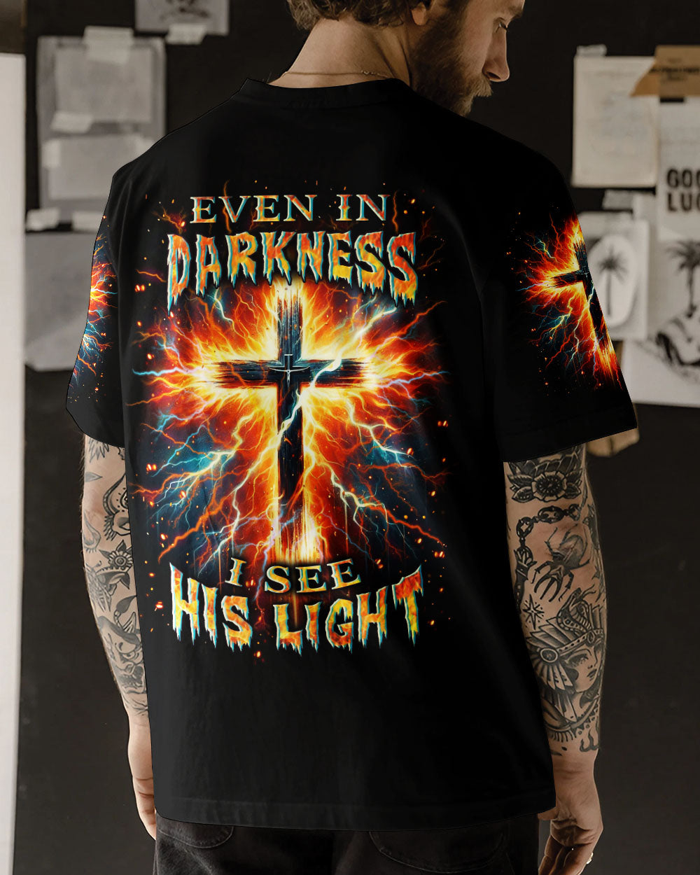 Even In The Darkness Men's All Over Print Shirt - Trunx602472