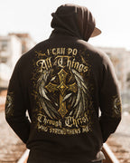 I Can Do All Things Cross Wings Men's All Over Print Shirt - Trunx421116