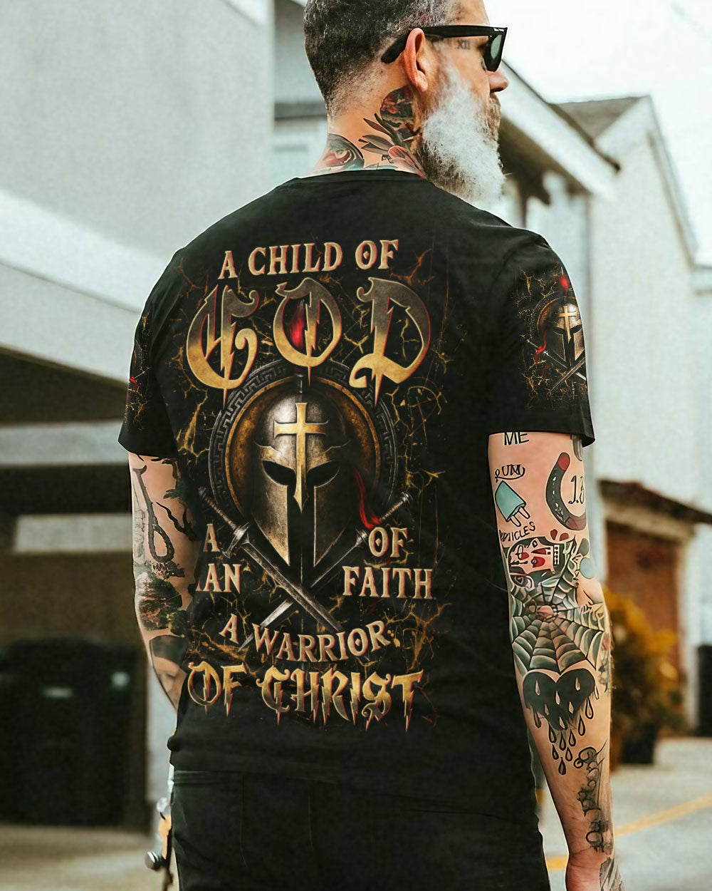 A Warrior Of Christ Men's All Over Print Shirt - Trunx318370