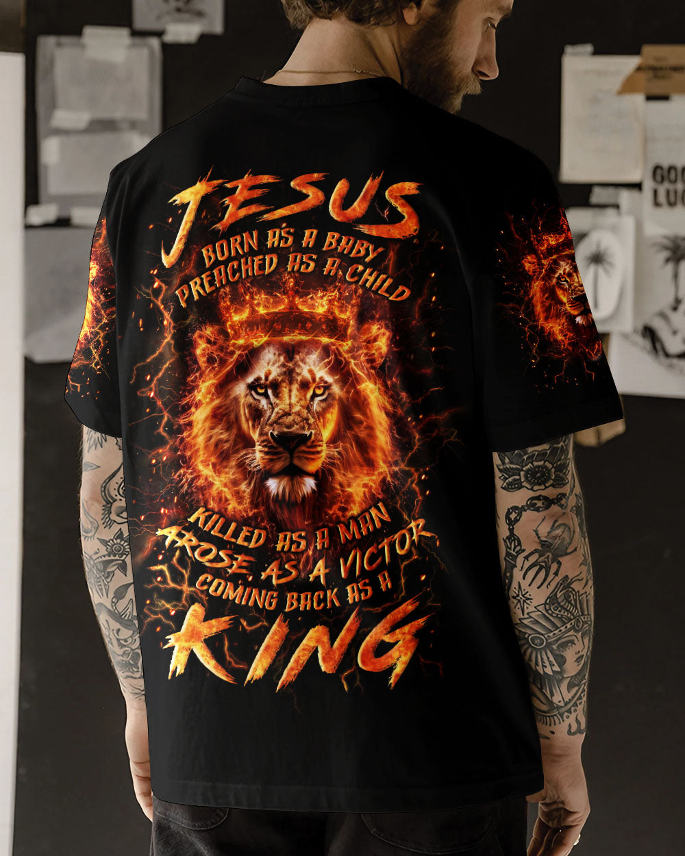 Coming Back As A King Men's All Over Print Shirt - Trunx576271