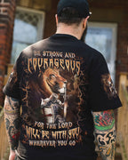 Be Strong And Courageous Men's All Over Print Shirt - Trunx676728