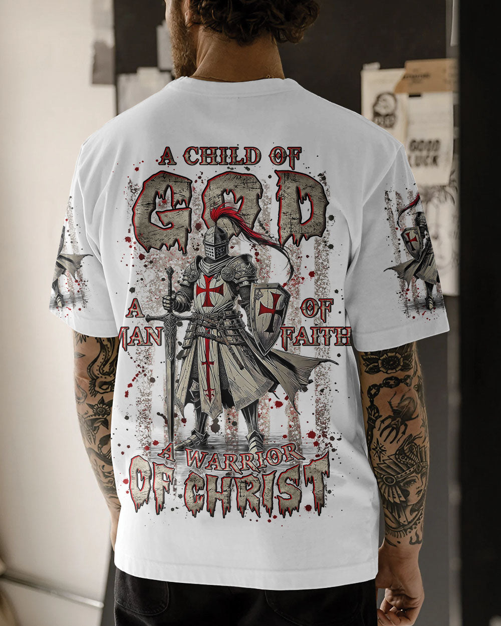 A Warrior Of Christ Men's All Over Print Shirt - Trunx378850