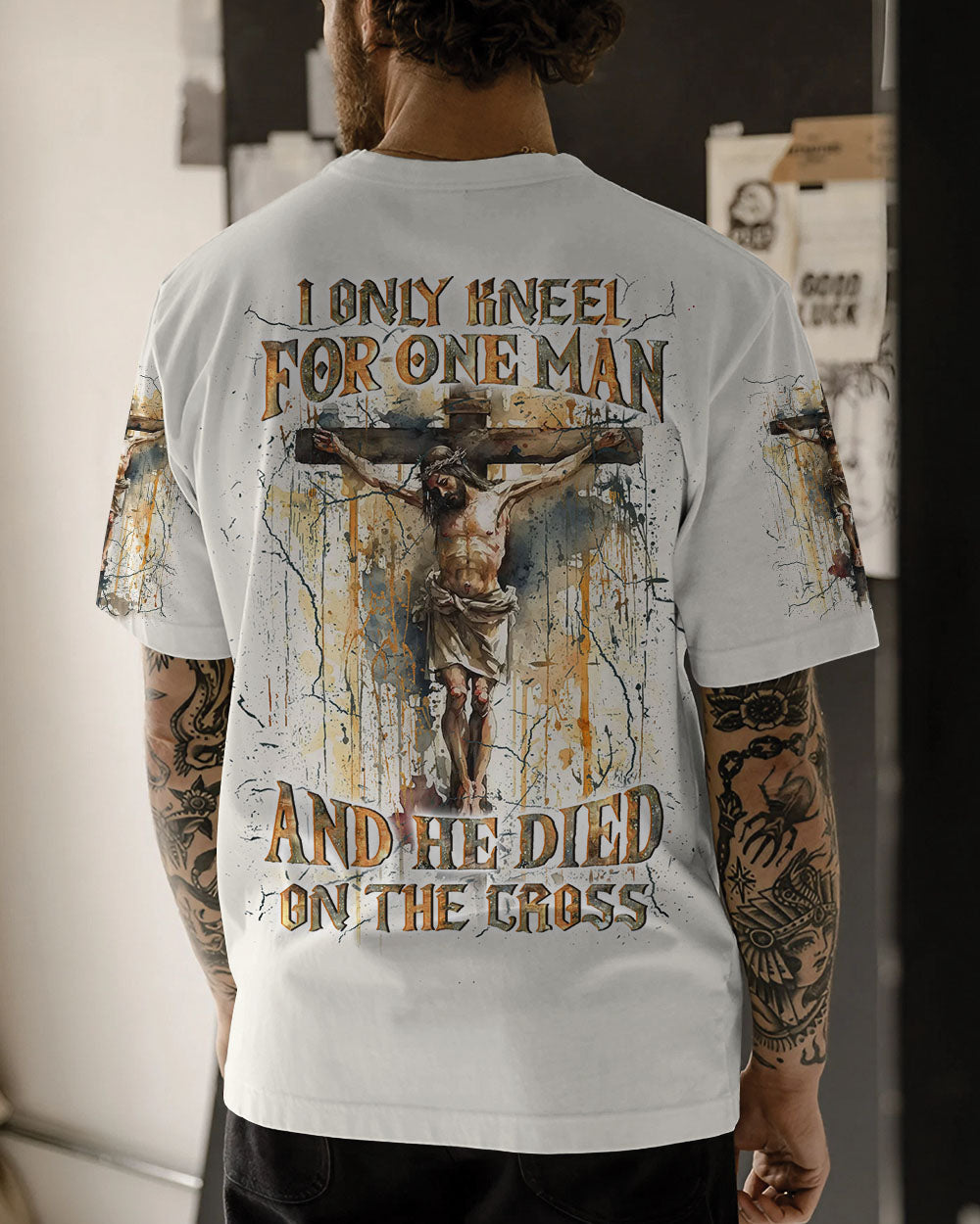 I Only Kneel For One Man Men's All Over Print Shirt - Trunx237045