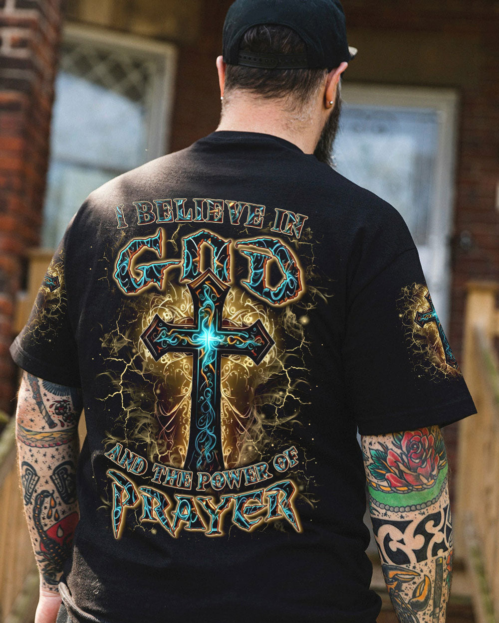 I Believe In God Men's All Over Print Shirt - Trunx401093