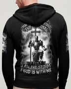 I Am The Storm And God Is With Me Men's All Over Print Shirt - Trunx476364