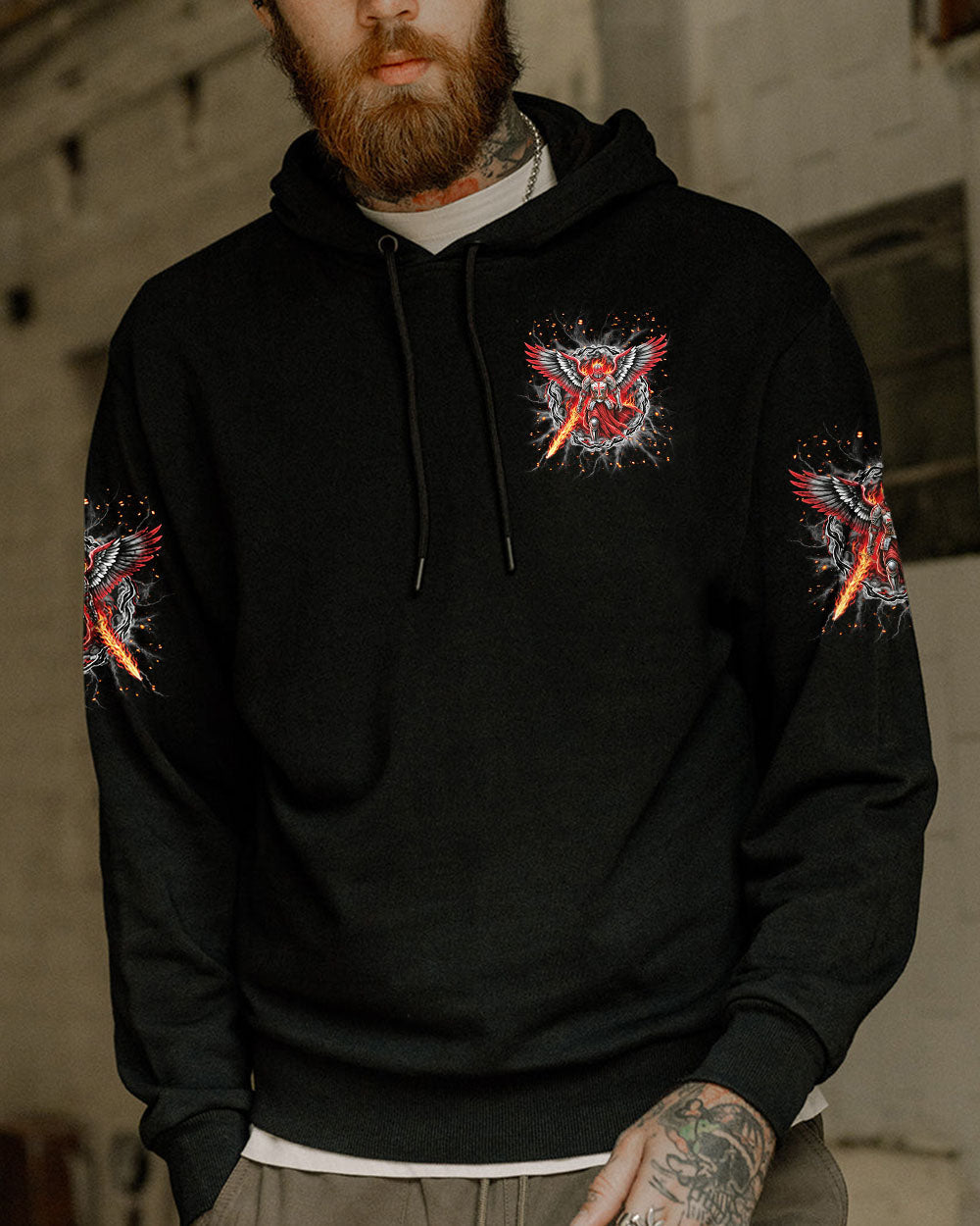I Will Fear No Evil Warrior Men's All Over Print Shirt - Trunx941545
