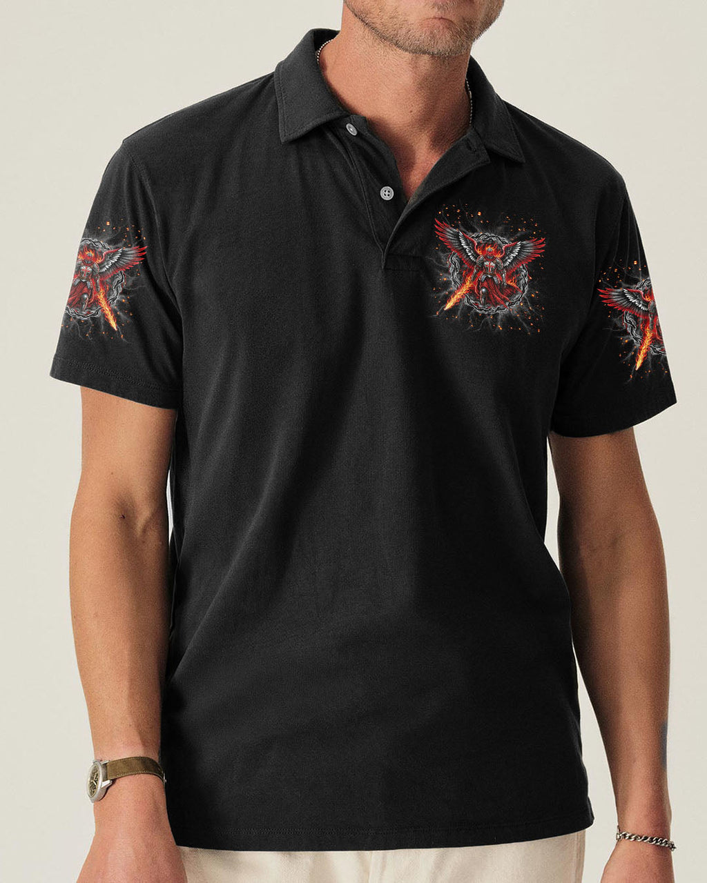 I Will Fear No Evil Warrior Men's All Over Print Shirt - Trunx941545