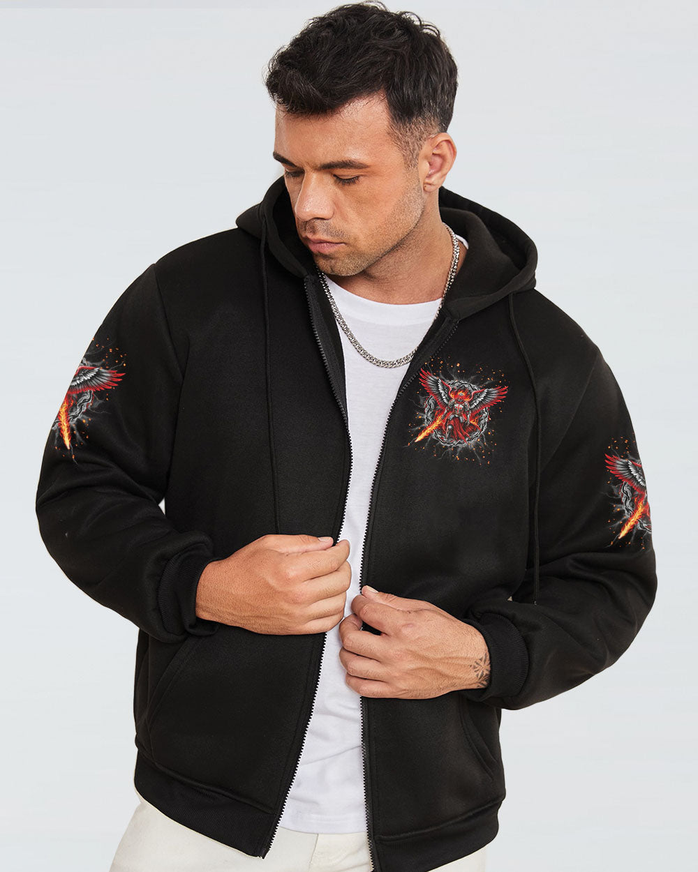 I Will Fear No Evil Warrior Men's All Over Print Shirt - Trunx941545