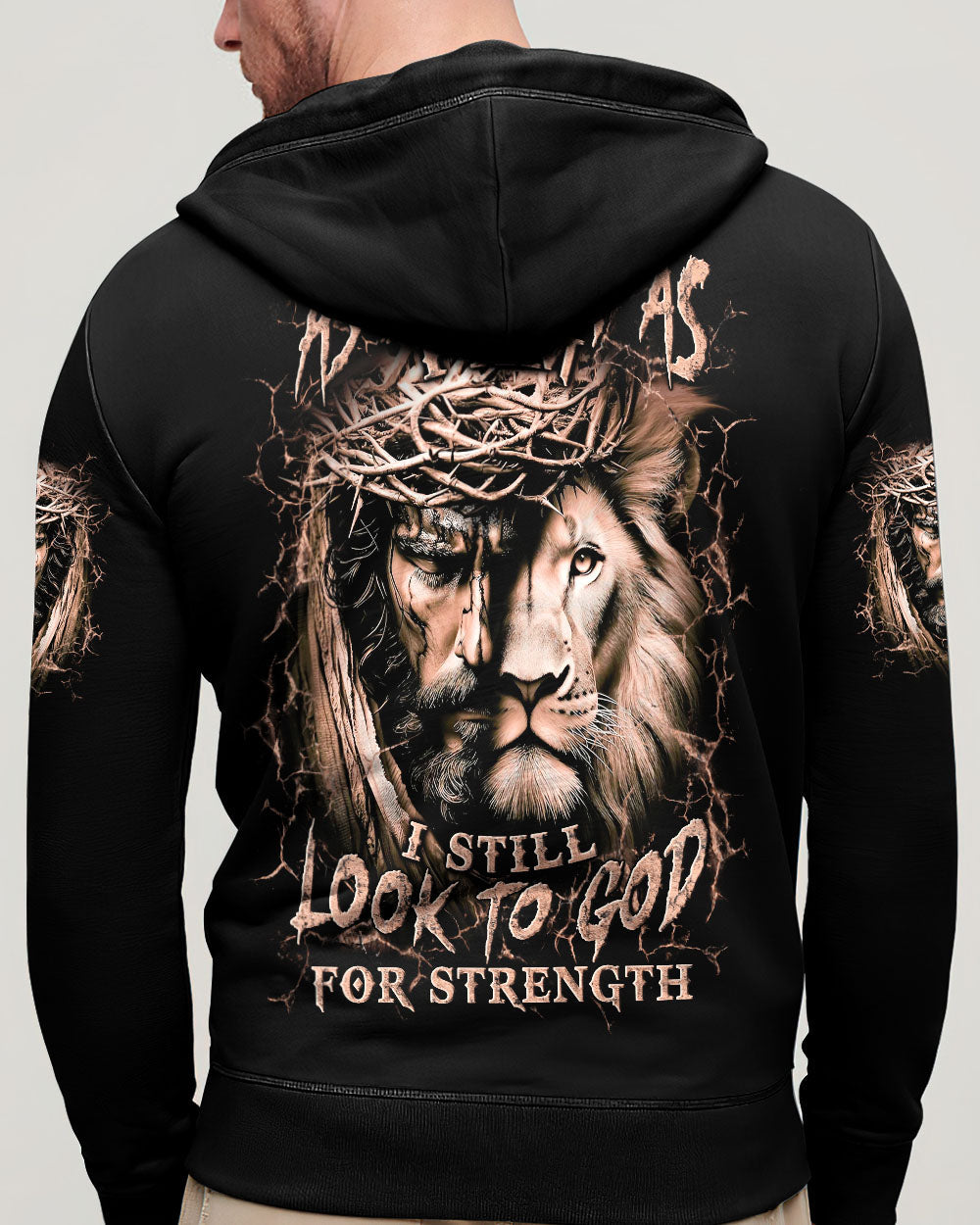 I Still Look To God For Strength Men's All Over Print Shirt - Trunx530987