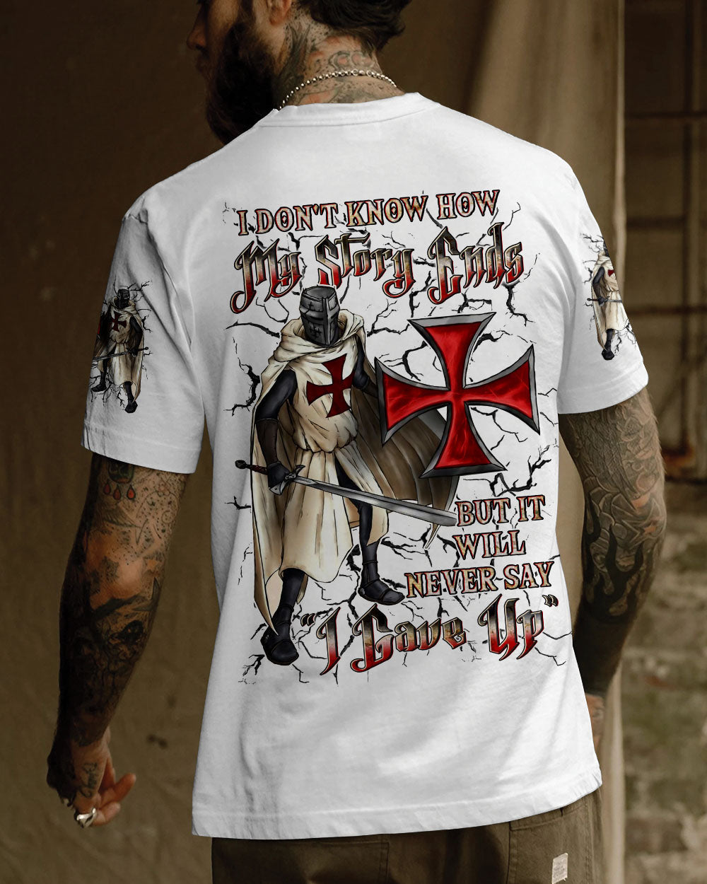 I Don't Know How My Story Ends Warrior Men's All Over Print Shirt - Trunx252695