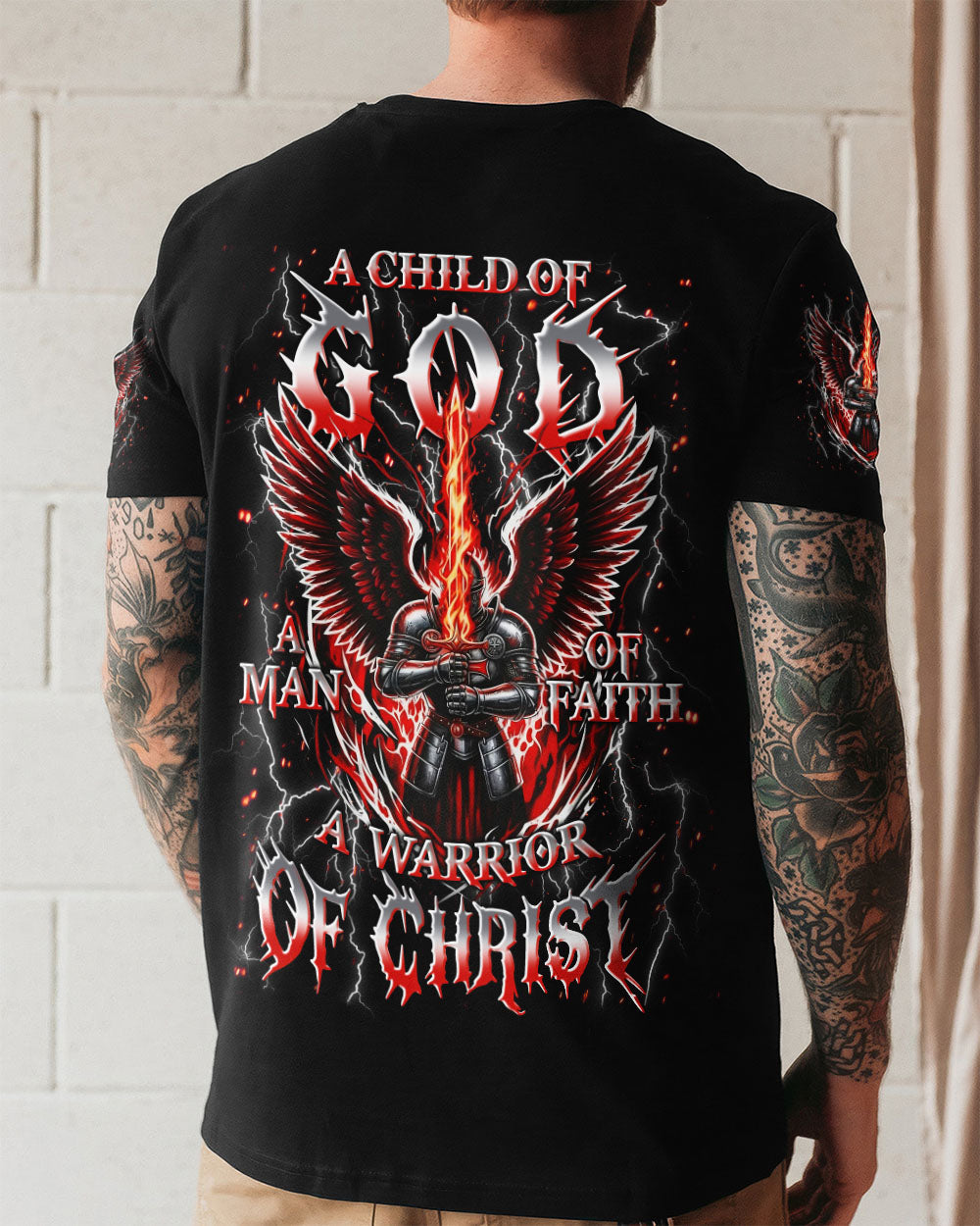 A Warrior Of Christ Men's All Over Print Shirt - Trunx742284