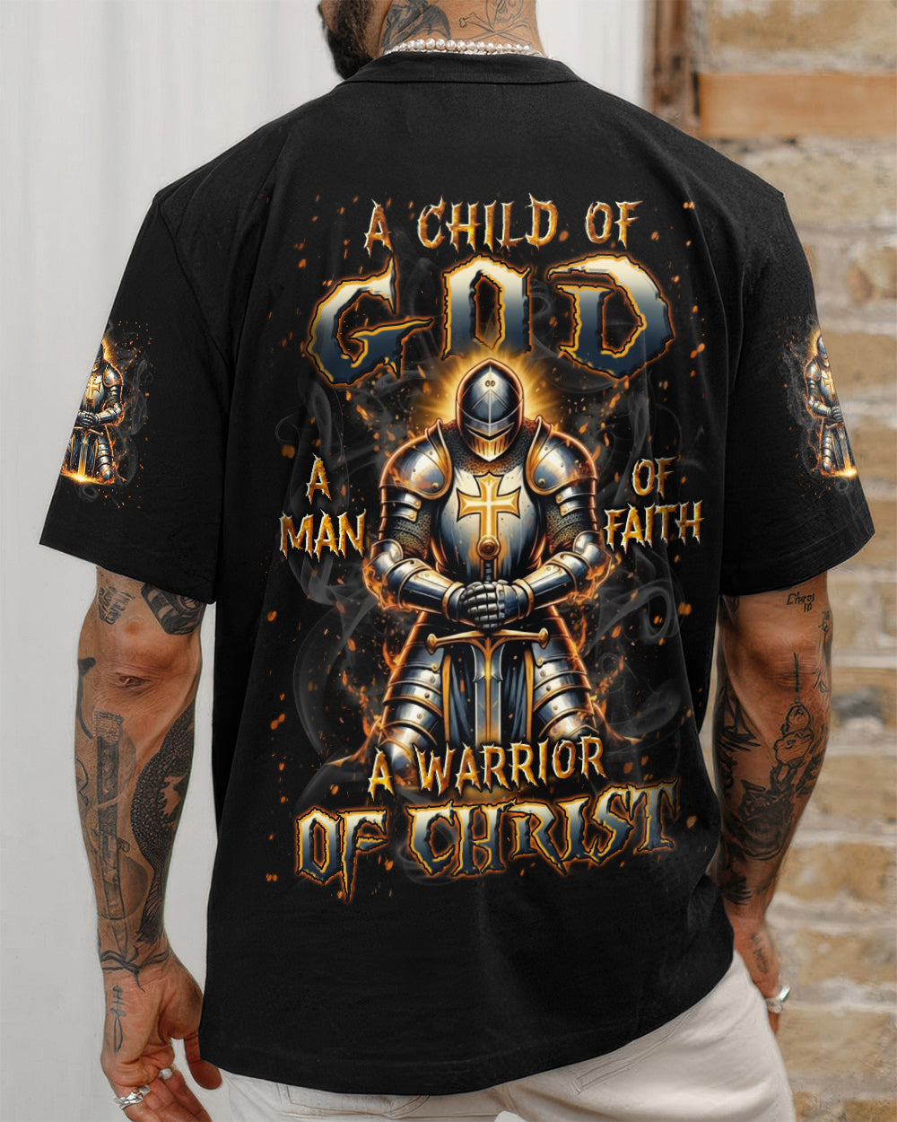 A Warrior Of Christ Men's All Over Print Shirt - Trunx451229