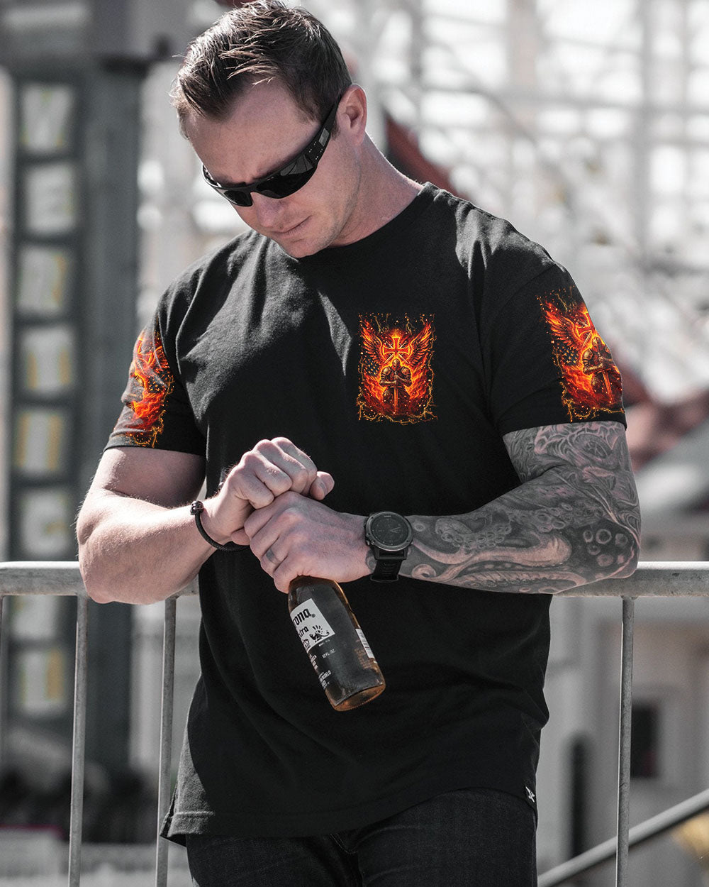 A Warrior Of Christ Men's All Over Print Shirt - Trunx806270