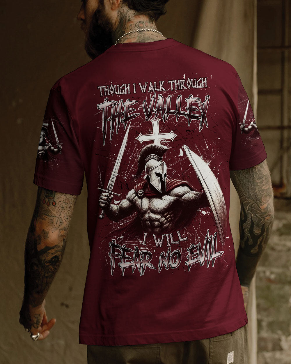 I Will Fear No Evil Men's All Over Print Shirt - Trunx178421