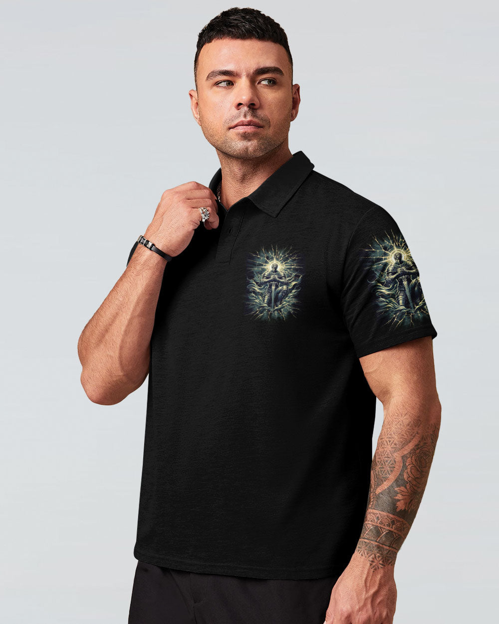 He Who Kneels Before God Warrior Men's All Over Print Shirt - Trunx479976