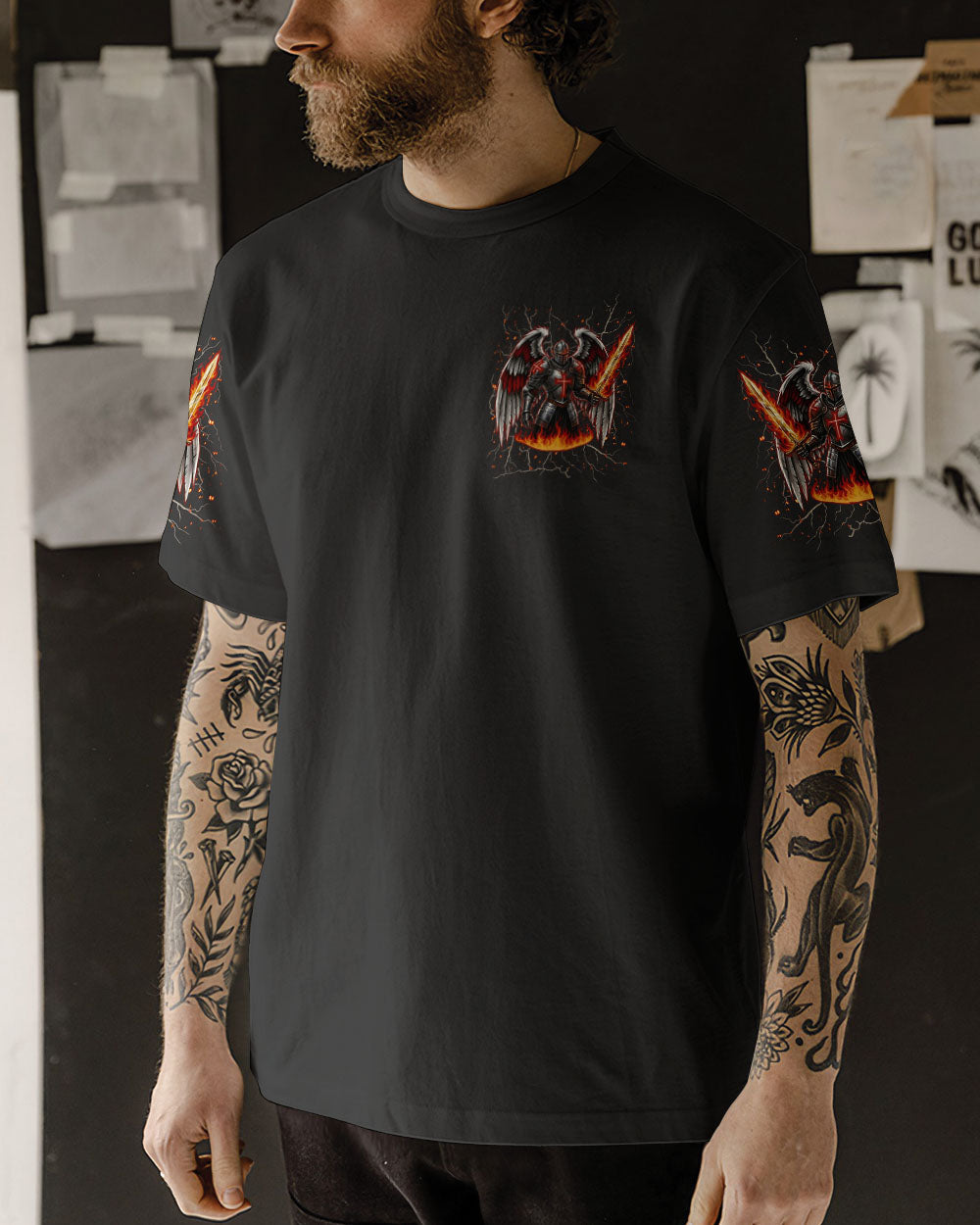 I Can Do All Things Warrior Men's All Over Print Shirt - Trunx332433