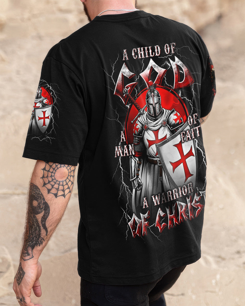 A Warrior Of Christ Men's All Over Print Shirt - Trunx654422